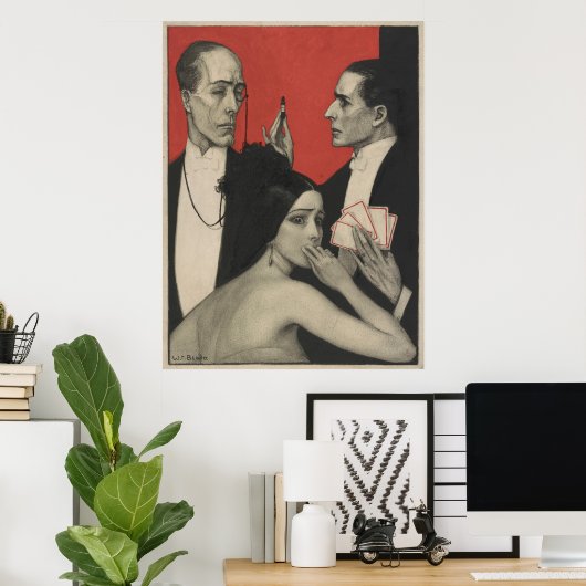 Kaartspelletjes Poster (Thuiskantoor)