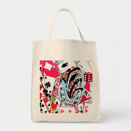Kaartspelletjes Tote Bag (Voorkant)