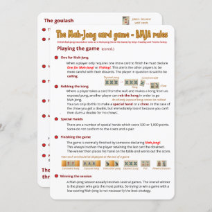 Kaartspelregels - Het spel afspelen (2) Kaart