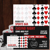 Kaartsuites, casino Night, gamesector Flyer