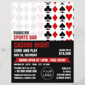 Kaartsuites, casino Night, gamesector Flyer (Voorkant)