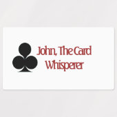 Kaartsymbolen afspelen, Funny Gezegde Labels (Design 2)