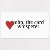 Kaartsymbolen afspelen, Funny Gezegde Labels (Design 1)