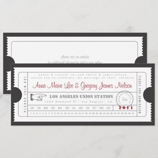  kaartuitzending - Punch Card Kaart (Voorkant / Achterkant)