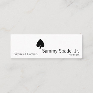 Kaartvakjes Mini Visitekaartje