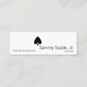 Kaartvakjes Mini Visitekaartje (Voorkant)