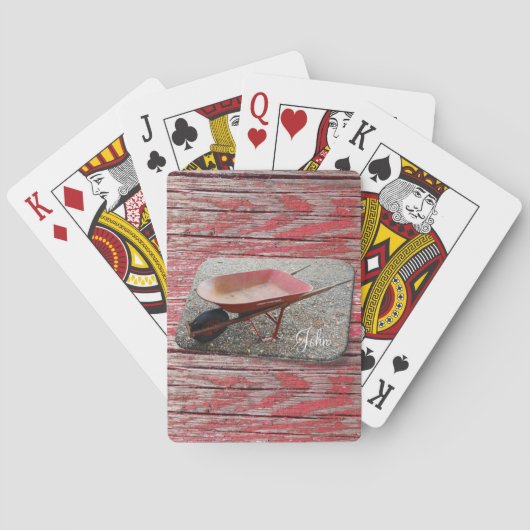 Kaartval Wielbarrow afspelen Pokerkaarten (Achterkant)