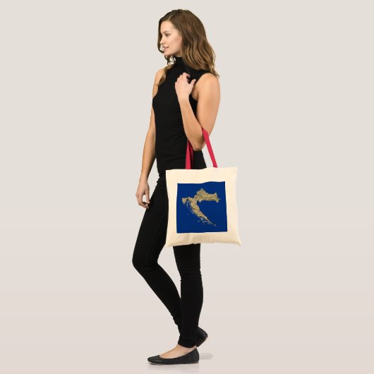 Kaartzak Kroatië Tote Bag (Voorkant (model))