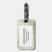 Kaartzinnen Bagagelabel (Achterkant verticaal)