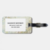 Kaartzinnen Bagagelabel (Achterkant horizontaal)