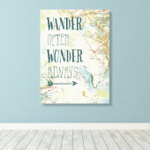 Kaartzinnen Canvas Afdruk (Insitu (Houten vloer))