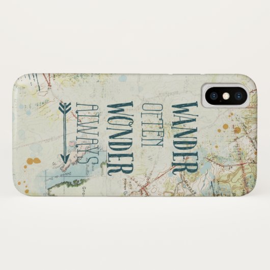 Kaartzinnen Case-Mate iPhone Case (Achterkant (horizontaal))