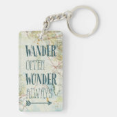 Kaartzinnen Sleutelhanger (achterkant)