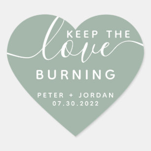 Kaarzentrekkers Hart Sticker