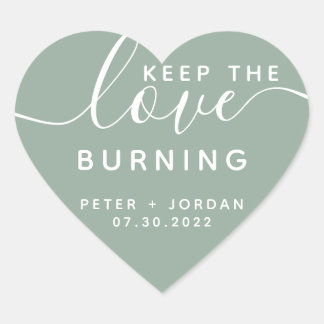 Kaarzentrekkers Hart Sticker