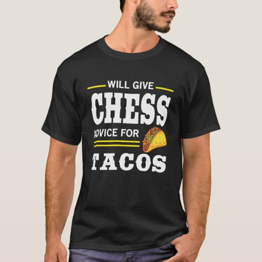 Kaas advies voor taco's t-shirt (Voorkant)