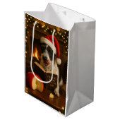 Kaas Belasting Kerstcadeau Tas - Jack Russell Medium Cadeauzakje (Voorkant Gekanteld)