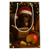 Kaas Belasting Kerstcadeau tas - Working Cocker Medium Cadeauzakje (Voorkant)