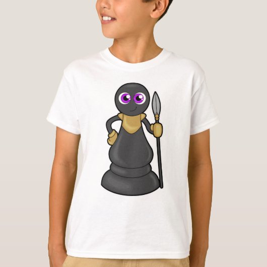 Kaas bij Chess met Spear T-shirt (Voorkant)