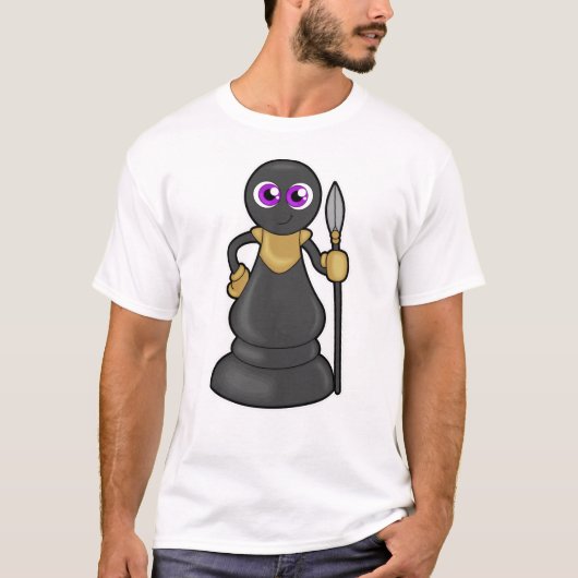 Kaas bij Chess met Spear T-shirt (Voorkant)