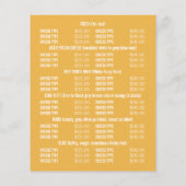 Kaas Blokken, Cheesemonger Adverteren Flyer (Achterkant)