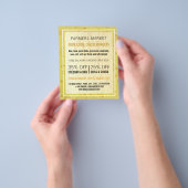 Kaas Board Design, Cheesemonger Adverteren Flyer (Hand)