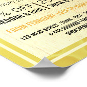 Kaas Board Design, Cheesemonger Adverteren Poster (Hoek)