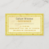 Kaas Board Design, Cheesemonger Visitekaartje (Achterkant)