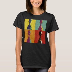 Kaas board game Piece Pawn Checkmate Pop Style T-shirt