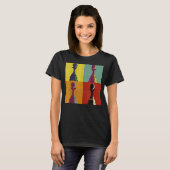 Kaas board game Piece Pawn Checkmate Pop Style T-shirt (Voorkant volledig)