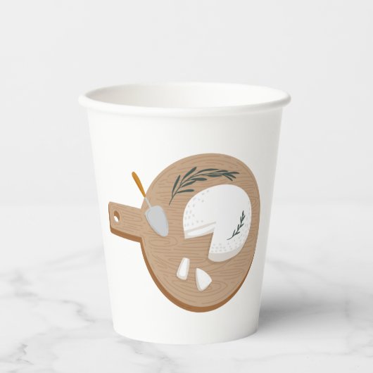 Kaas Board Papieren Bekers (Voorkant)