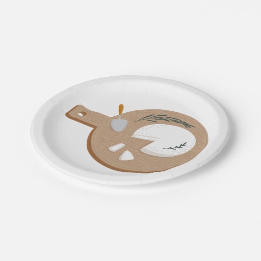 Kaas Board Papieren Bordje (Gekanteld)