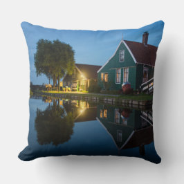 Kaas boerderij bij de schemering in Nederland Kussen