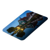 Kaas boerderij bij de schemering in Nederland Magneet (Linkerzijde)