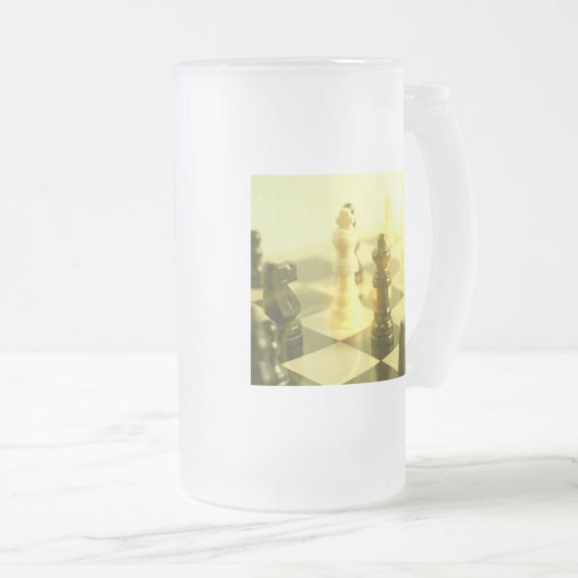 Kaas bord Bevroren Mok glazen bier (Voorkant rechts)