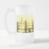 Kaas bord Bevroren Mok glazen bier (Links)