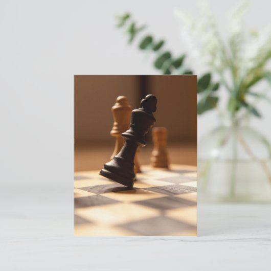 Kaas bord briefkaart (Staand voorkant)