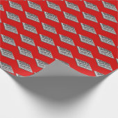 Kaas bord en schaakstukken  kunst cadeaupapier (Hoek)