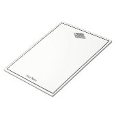 Kaas bord en schaakstukken  kunst notitieblok (Schuin)