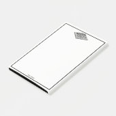 Kaas bord en schaakstukken  kunst post-it® notes (Schuin)