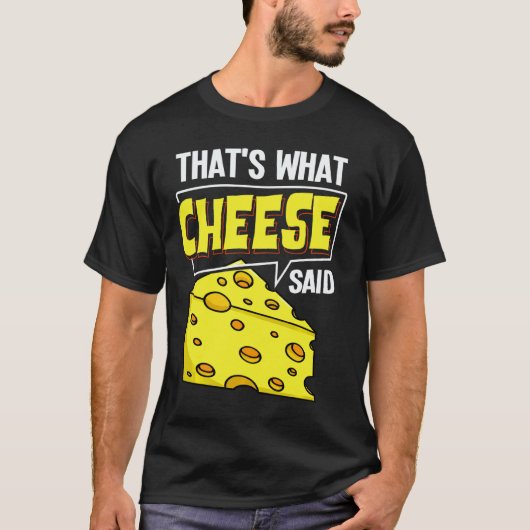 Kaas Bord Sticks Vegan Grappige Puns T-shirt (Voorkant)