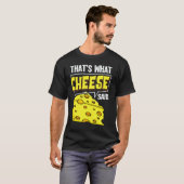 Kaas Bord Sticks Vegan Grappige Puns T-shirt (Voorkant volledig)