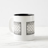 Kaas bord tweekleurige koffiemok (Voorkant links)