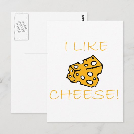 Kaas Briefkaart (Voorkant / Achterkant)