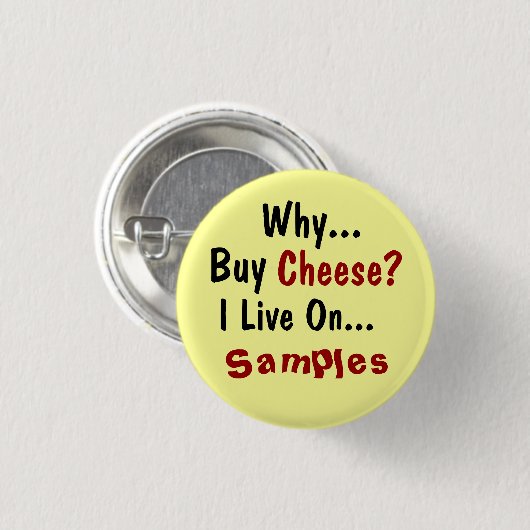 Kaas Button (Voorkant /achterkant)