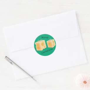 Kaas Cadeau Dozen Ronde Sticker