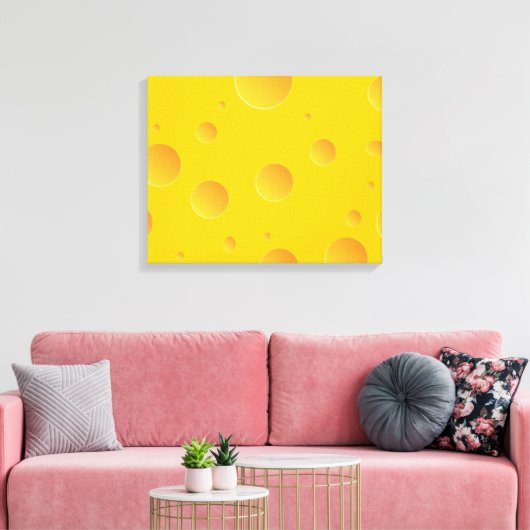 Kaas Canvas Afdruk (Insitu (Woonkamer))