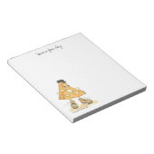 Kaas Cartoon note pad Notitieblok (Schuin)