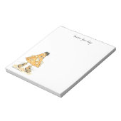 Kaas Cartoon note pad Notitieblok (Linkerzijde)