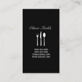 Kaas Catering Food Party Planner Restaurant; Visitekaartje (Achterkant)